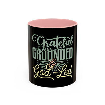 Grateful, Grounded, & God-Led Coffee Mug