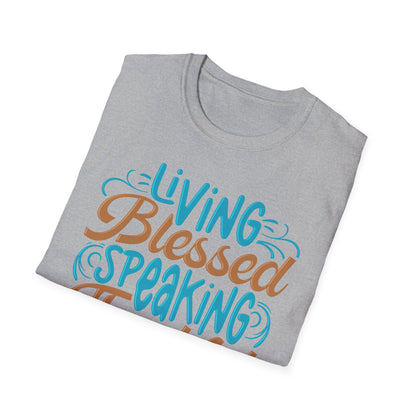 Living Blessed, Speaking Thankful Tee