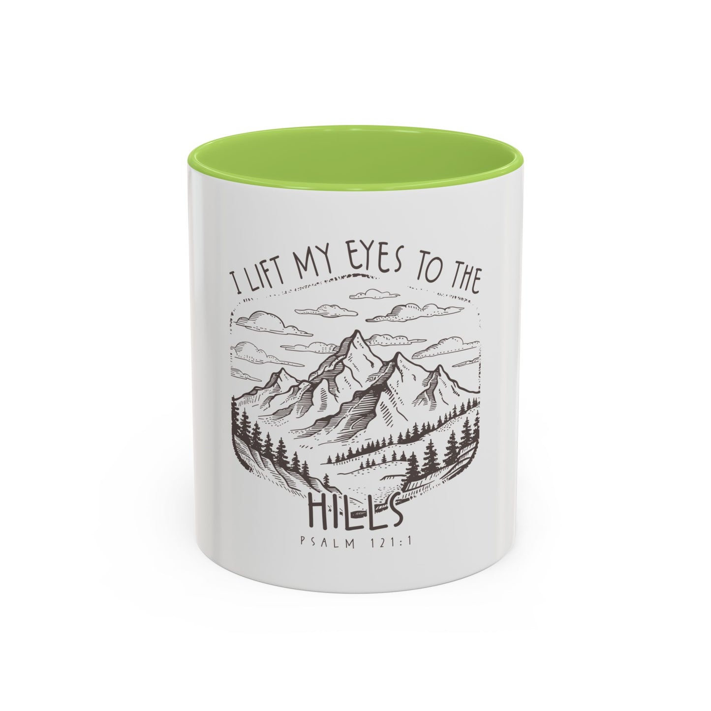 I lift my eyes to the hills Coffee Mug