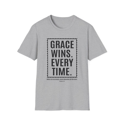 Grace Wins. Every Time Tee