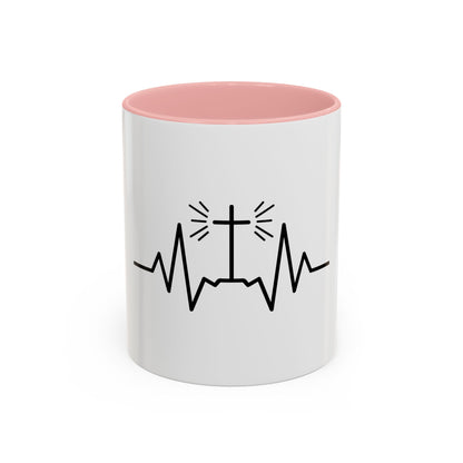Heartbeat of the Cross Coffee Mug