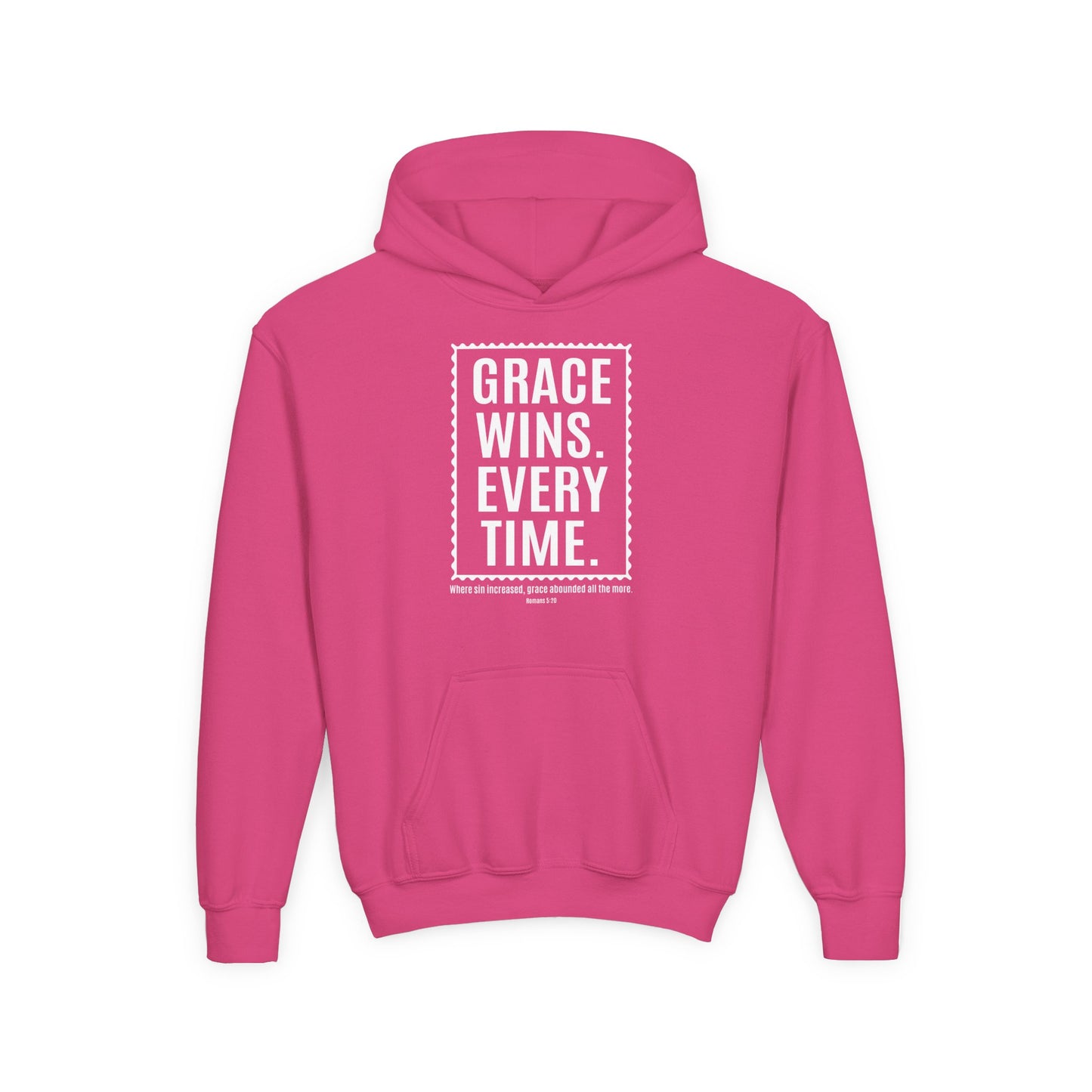 Grace Wins. Every Time Youth Hoodie