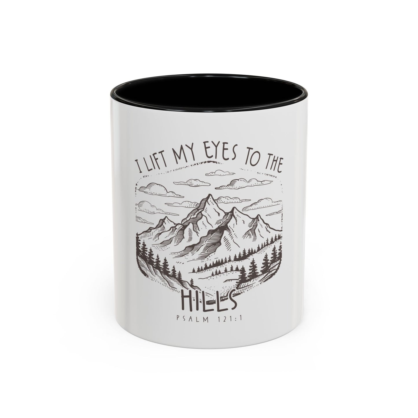 I lift my eyes to the hills Coffee Mug