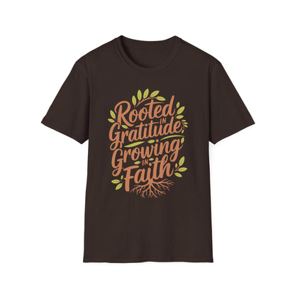 Rooted in Gratitude, Growing in Faith Tee