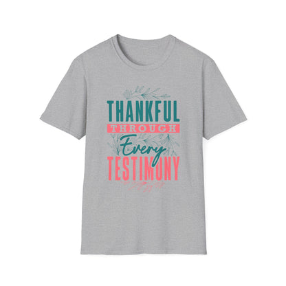 Thankful Through Every Testimony Tee