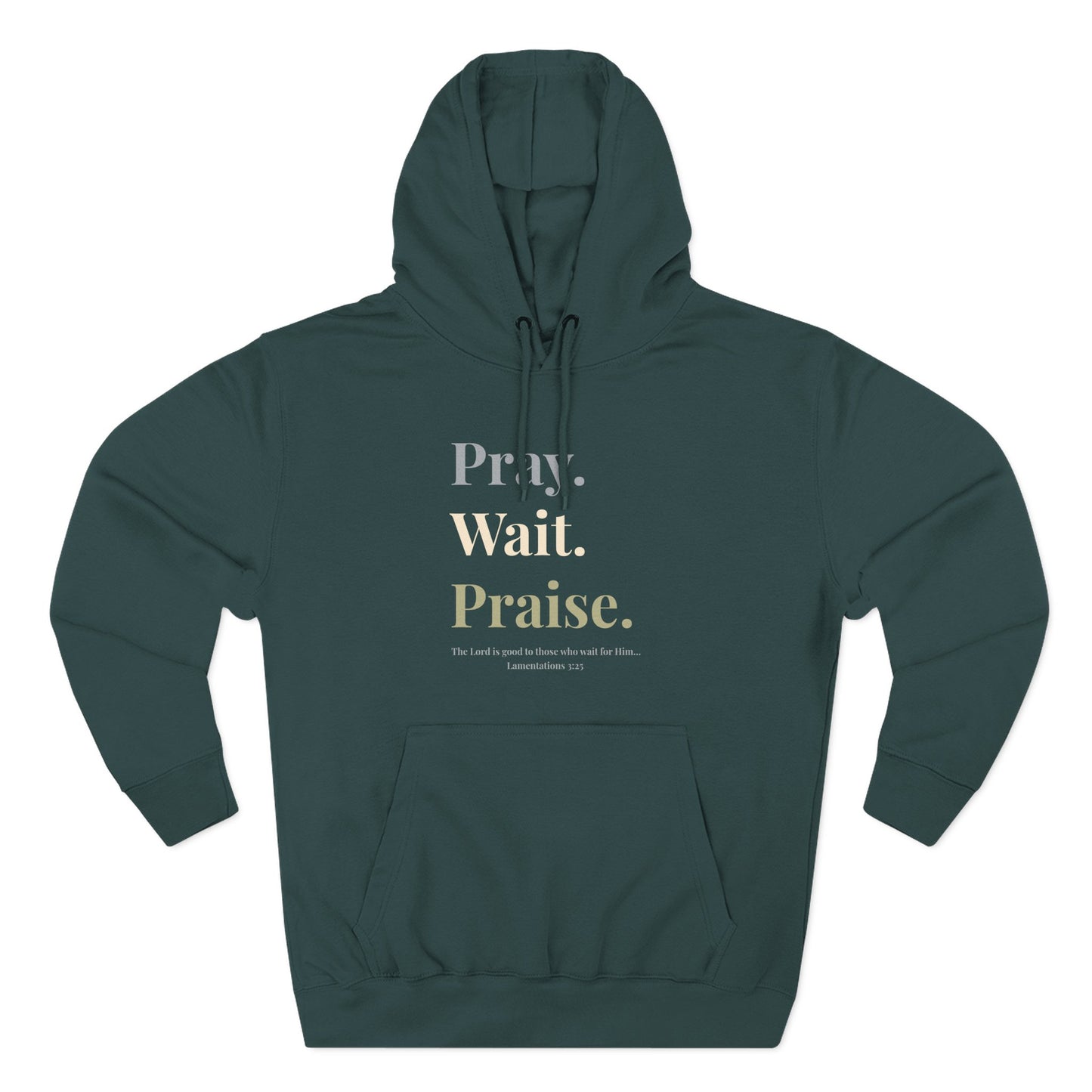 Pray. Wait. Praise Hoodie
