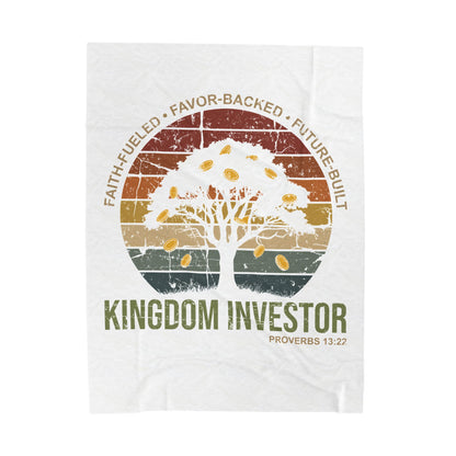 Kingdom Investor Velveteen Plush Blanket