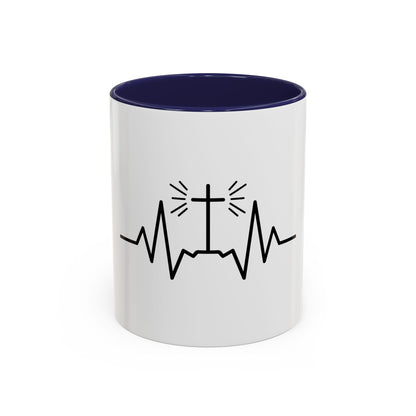 Heartbeat of the Cross Coffee Mug