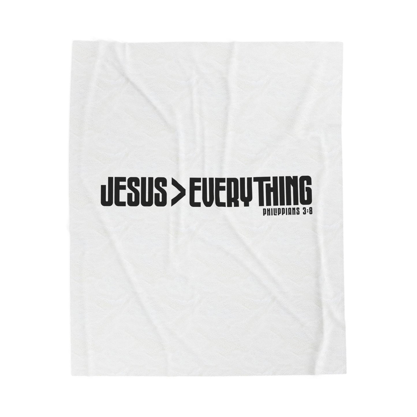 Jesus > Everything Velveteen Plush Blanket