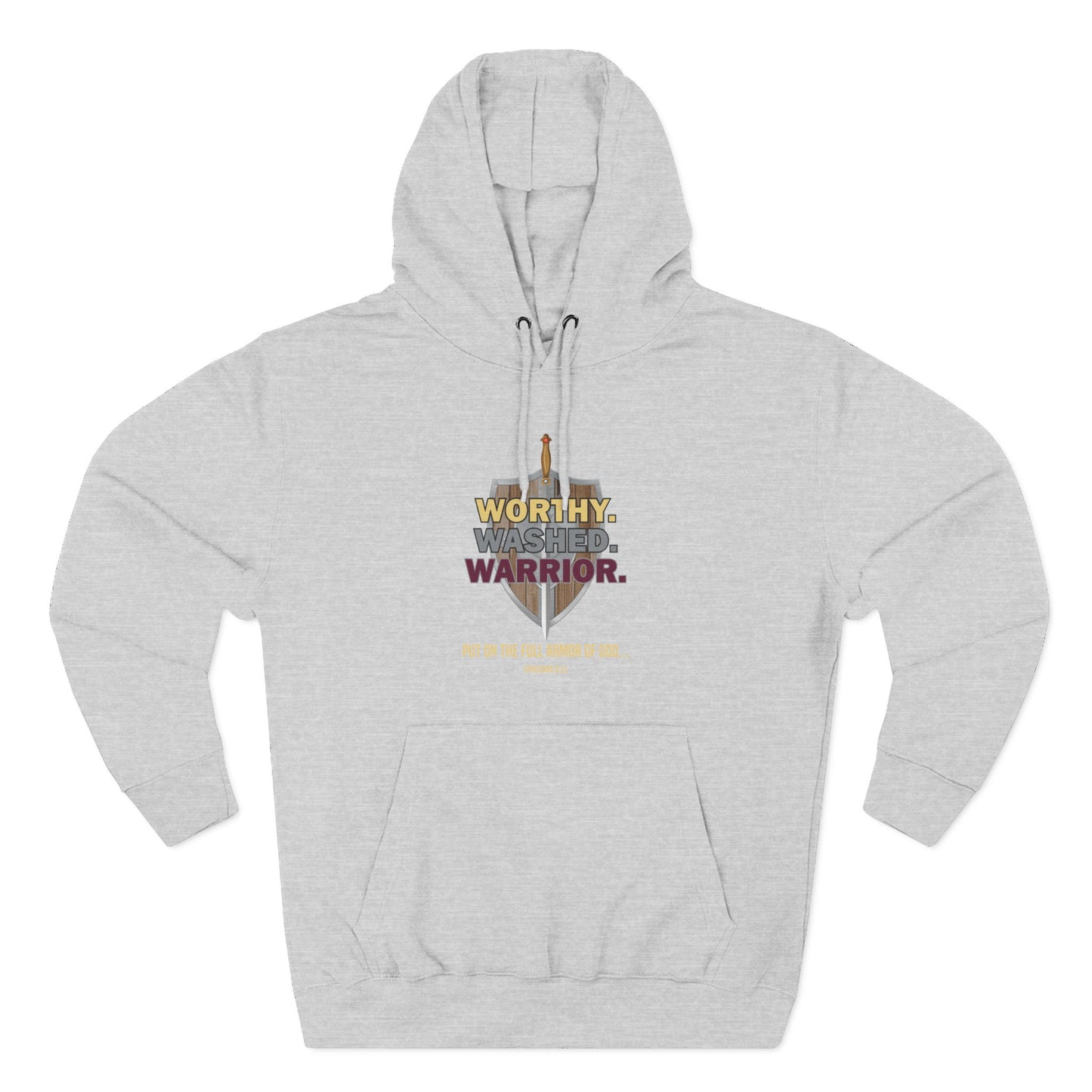 Worthy. Washed. Warrior Hoodie