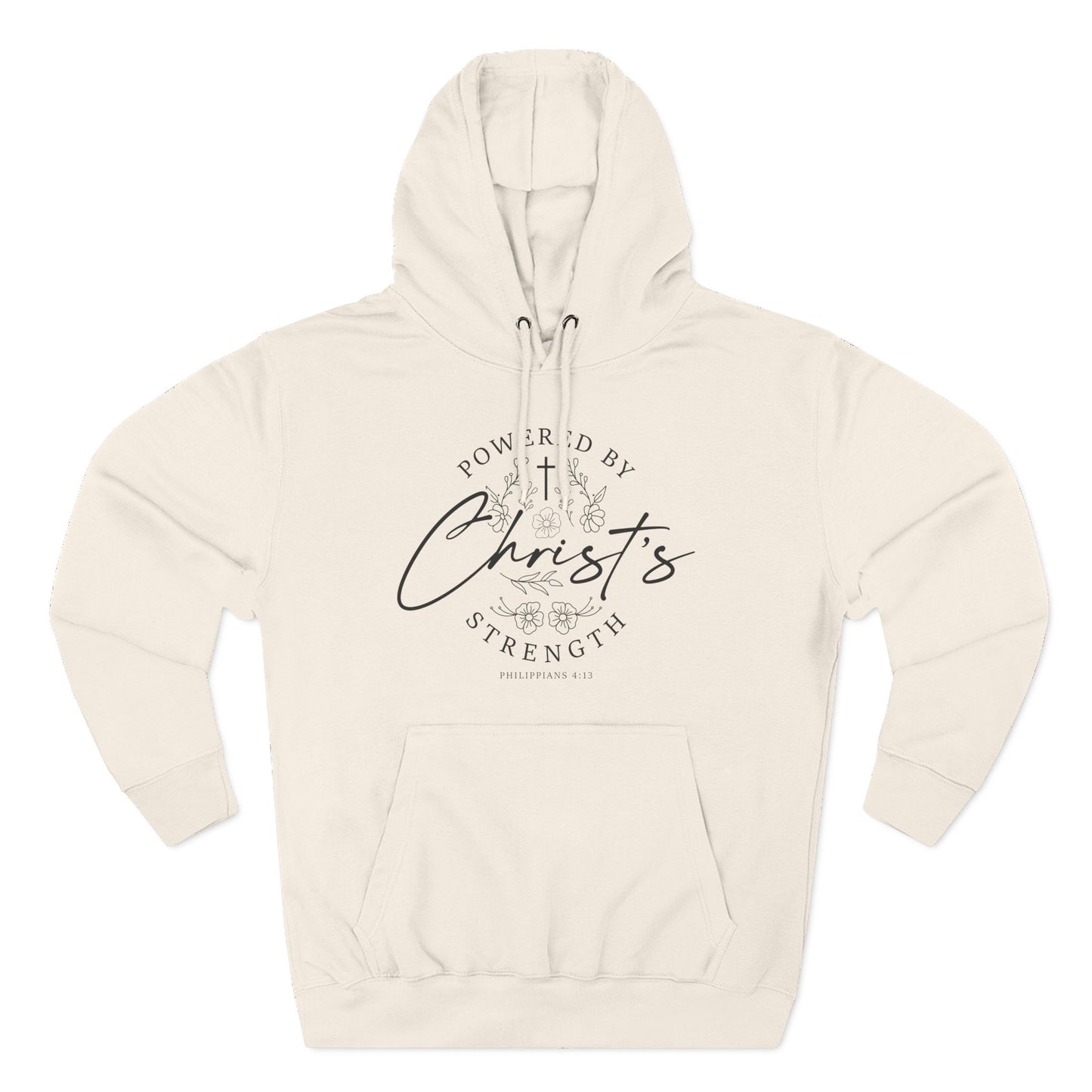 Powered by Christ’s Strength Hoodie