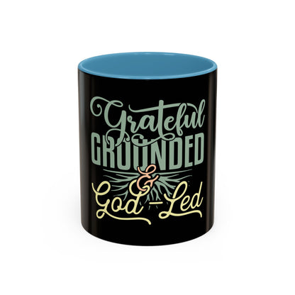 Grateful, Grounded, & God-Led Coffee Mug