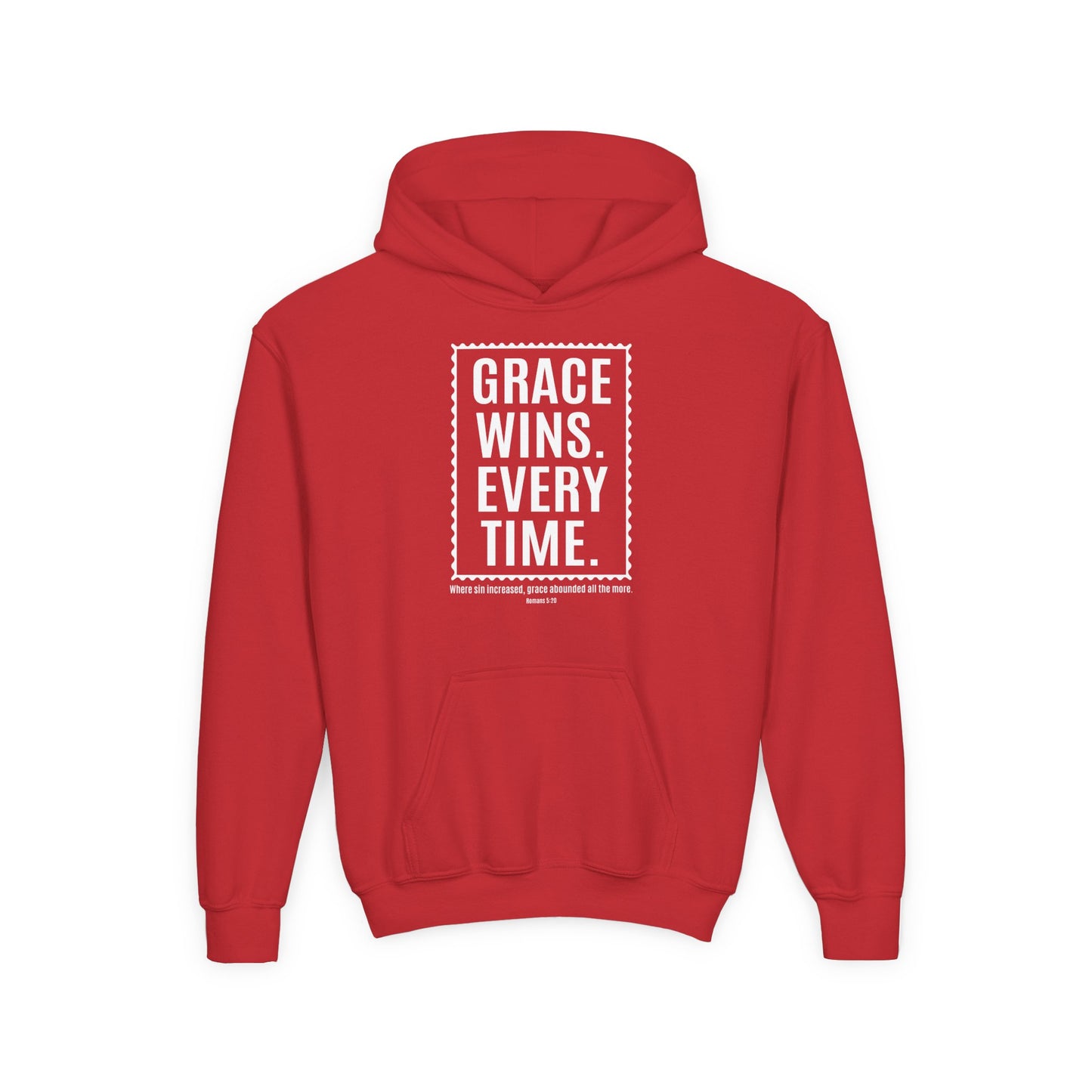Grace Wins. Every Time Youth Hoodie