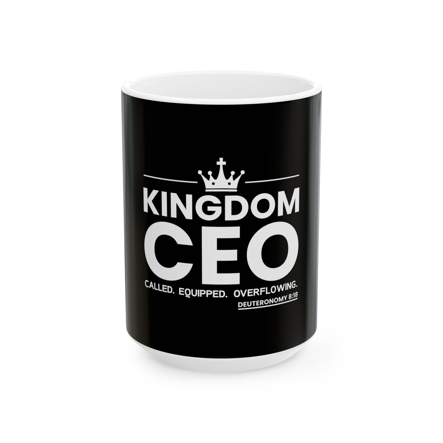 CEO: Christ Empowers Ownership Ceramic Mug