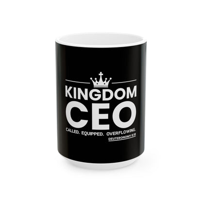CEO: Christ Empowers Ownership Ceramic Mug
