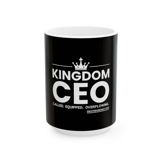 CEO: Christ Empowers Ownership Ceramic Mug