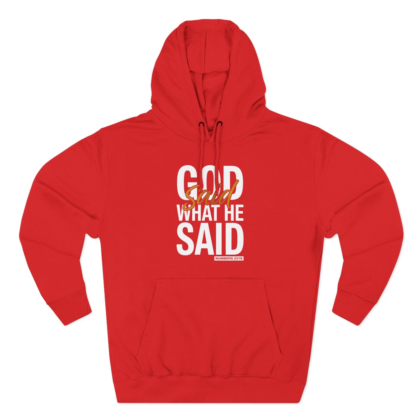 God Said What He Said  Hoodie