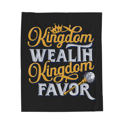 Kingdom Wealth Kingdom Favor Velveteen Plush Blanket