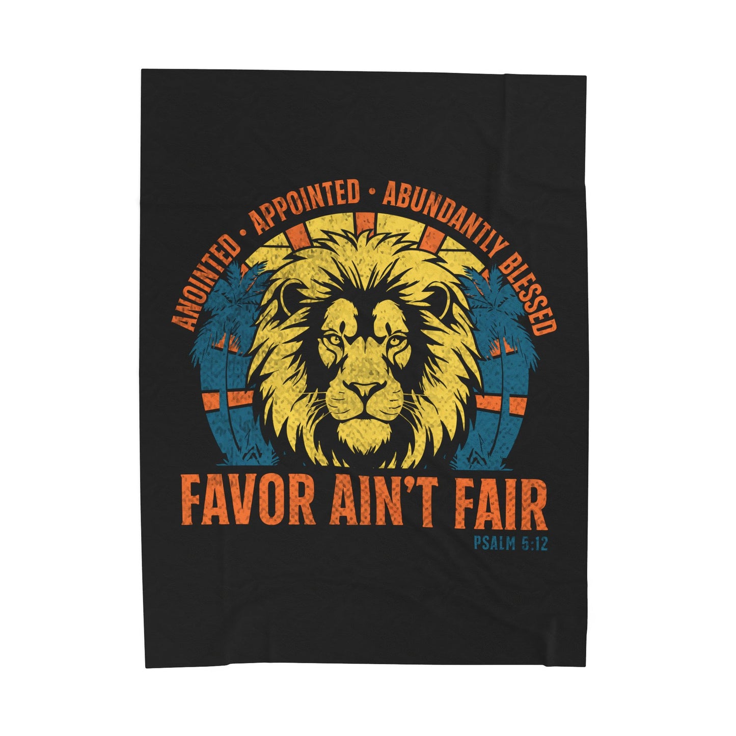 Favor Ain’t Fair Velveteen Plush Blanket