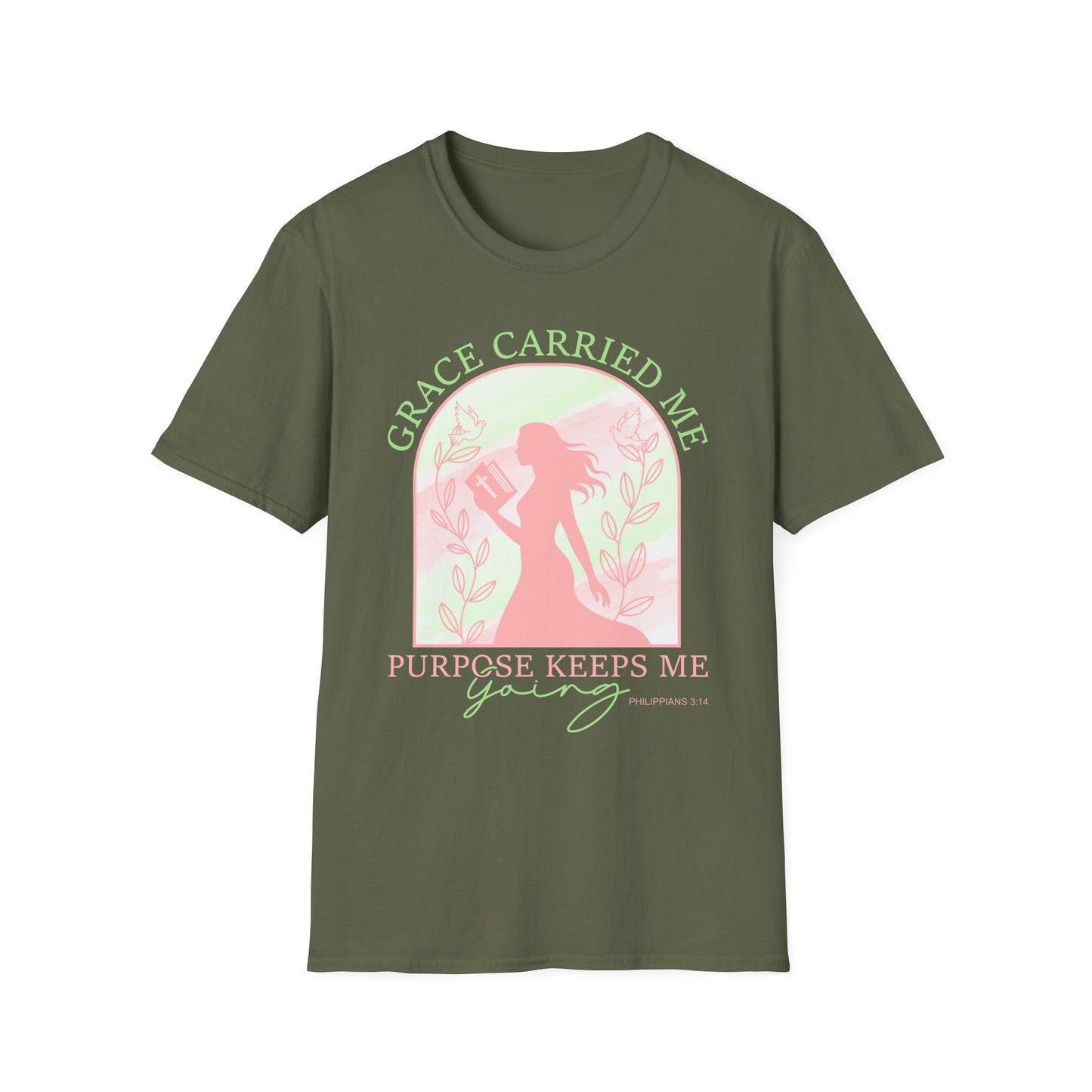Grace Carried Me, Purpose Keeps Me Going Tee