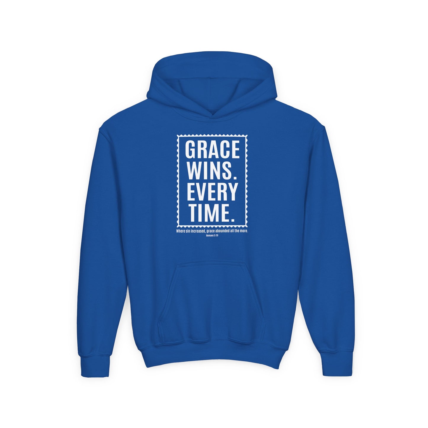 Grace Wins. Every Time Youth Hoodie