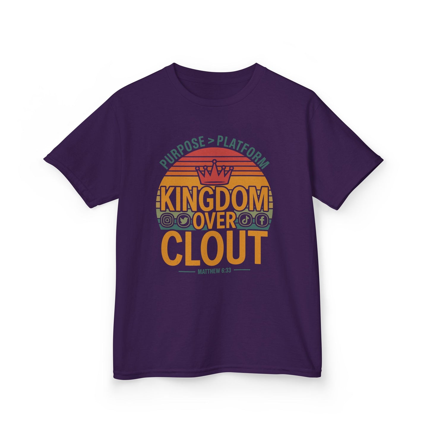 Kingdom Over Clout Kids Tee