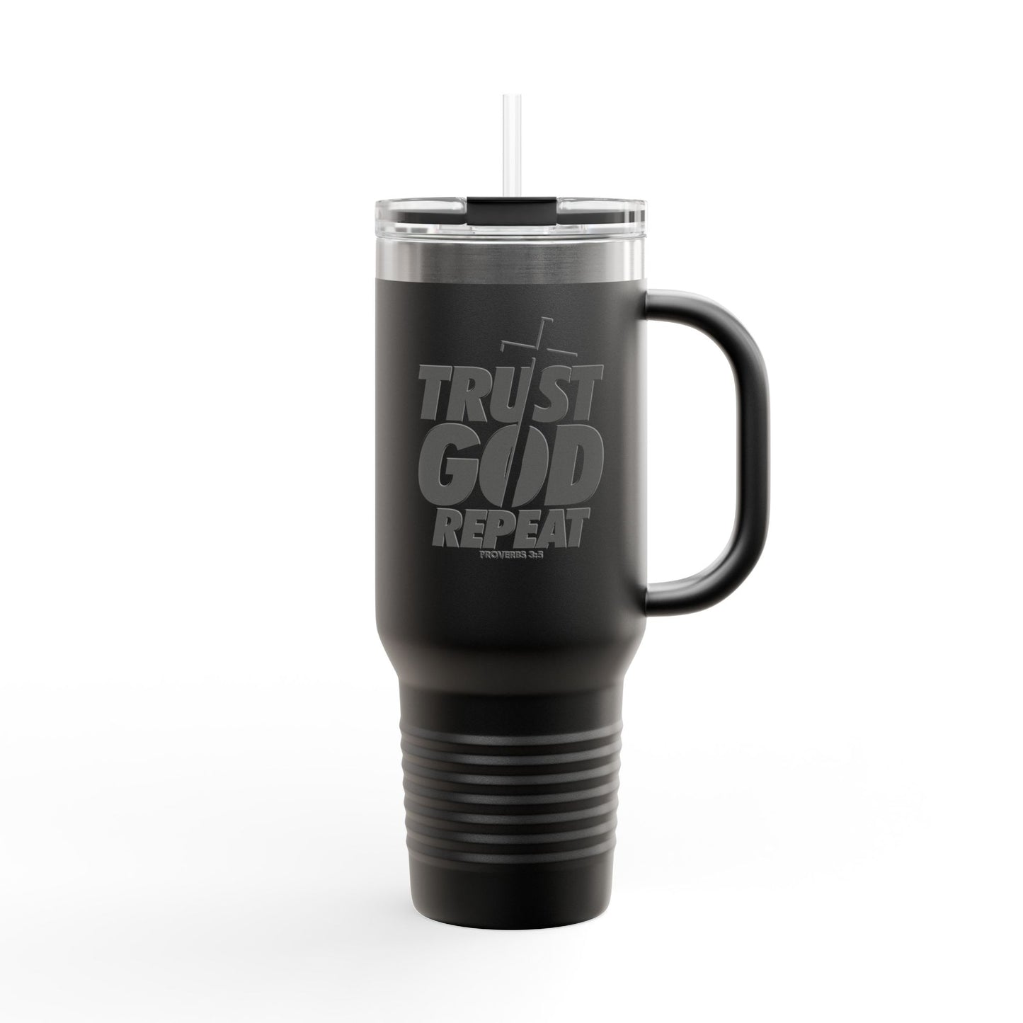 Trust God. Repeat Travel Mug