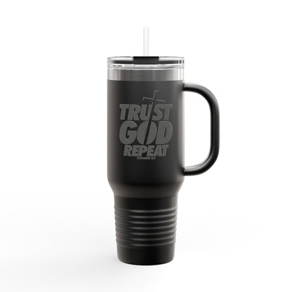 Trust God. Repeat Travel Mug