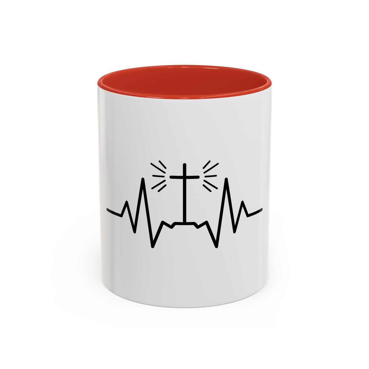 Heartbeat of the Cross Coffee Mug