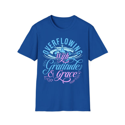 Overflowing with Gratitude & Grace Tee