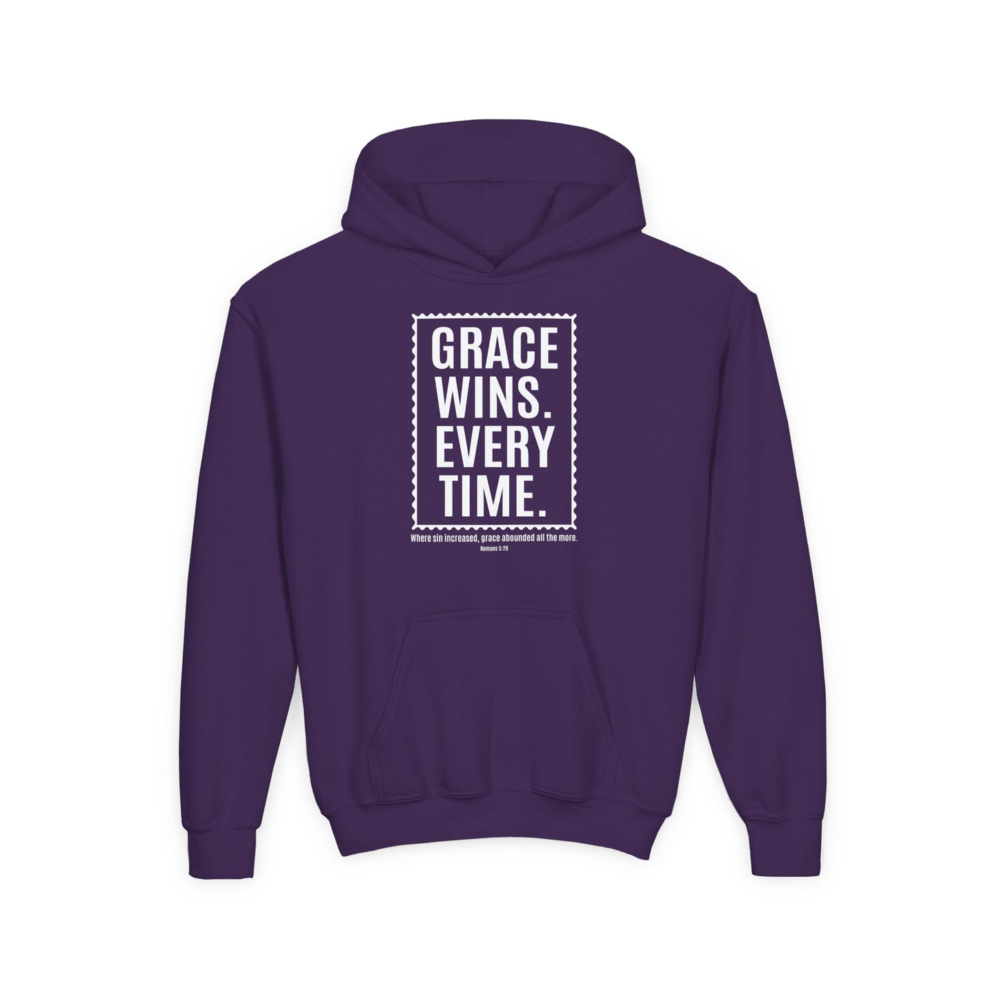Grace Wins. Every Time Youth Hoodie