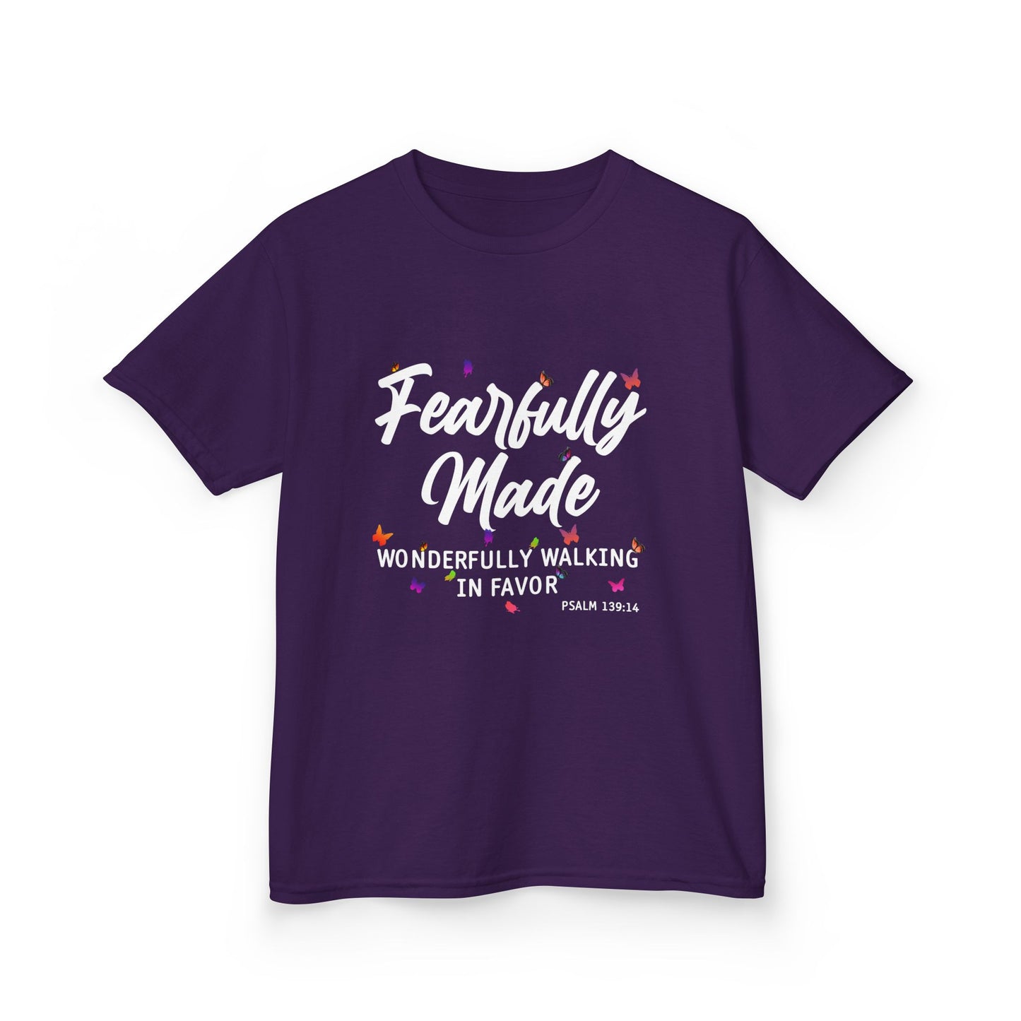 Fearfully Made — Wonderfully Walking in Favor Kids Tee