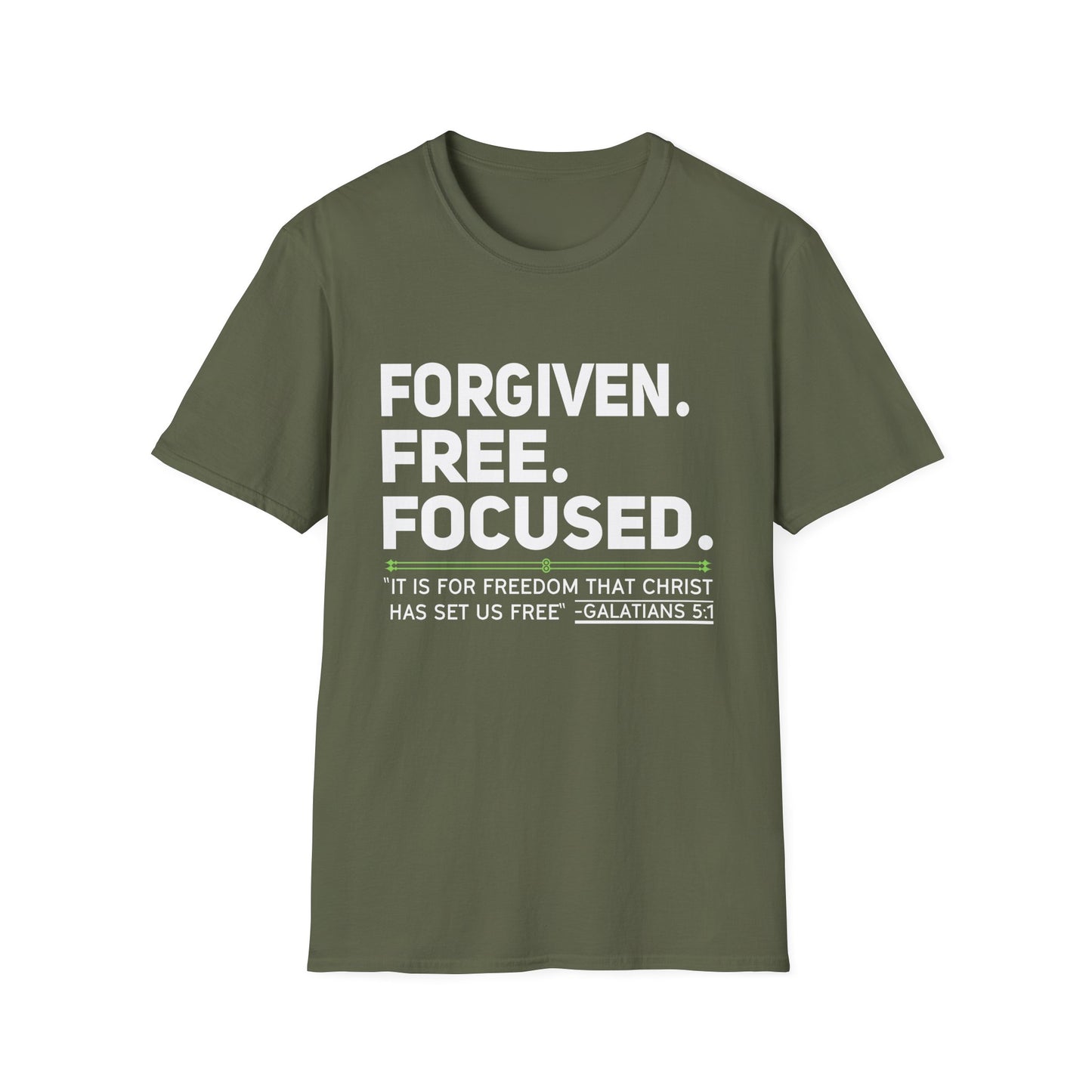 FORGIVEN. FREE. FOCUSED Tee