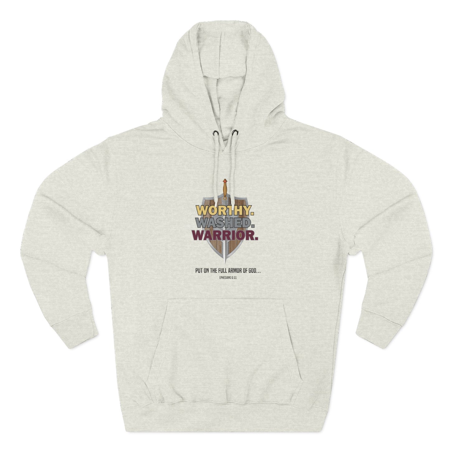 Worthy. Washed. Warrior Hoodie
