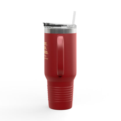 WORTHY. CHOSEN. REDEEMED Travel Mug -