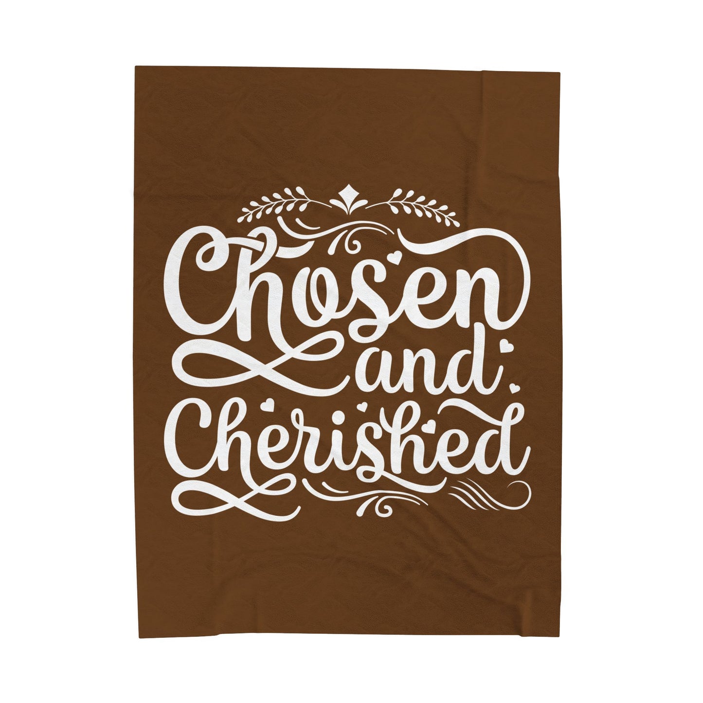 Chosen & Cherished Velveteen Plush Blanket