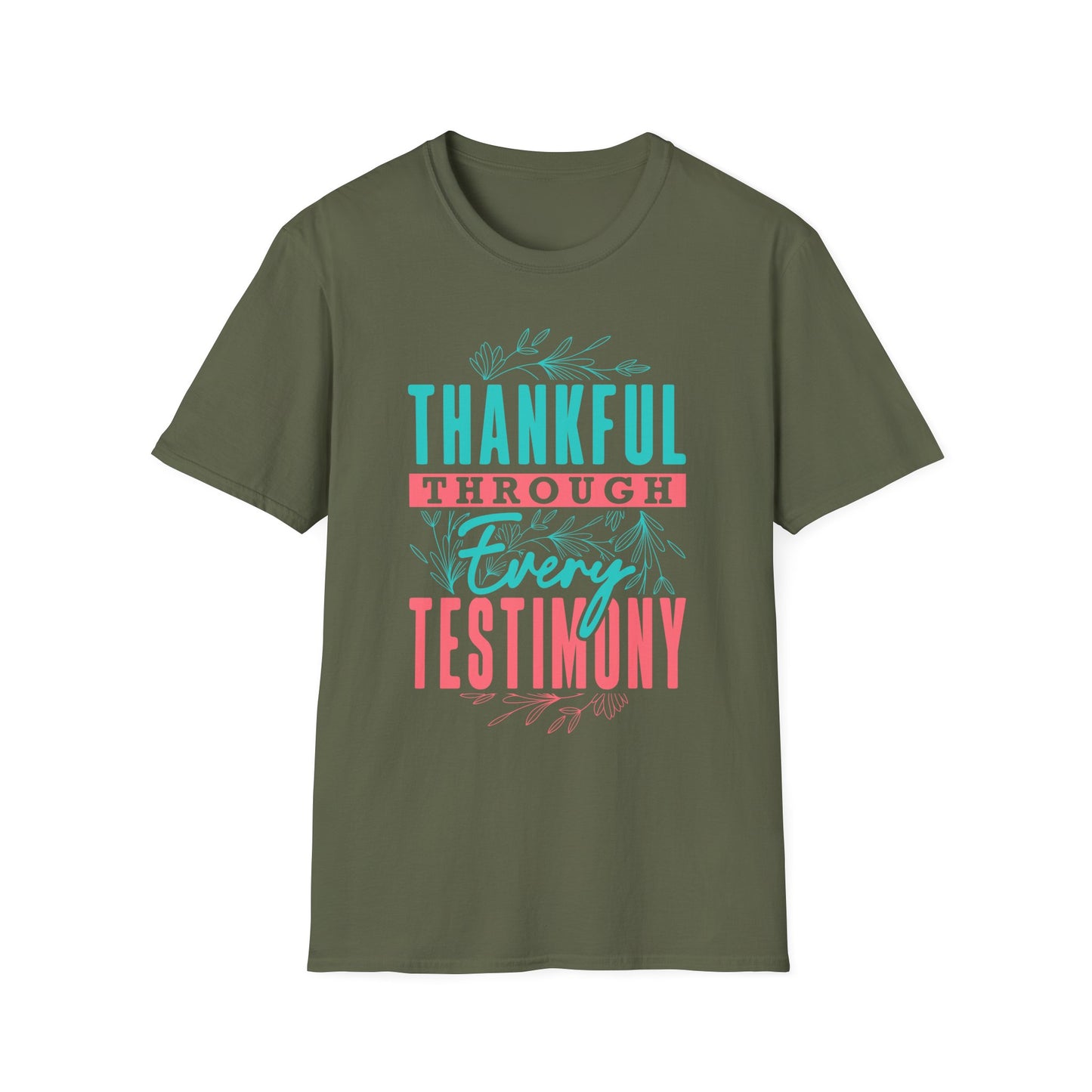 Thankful Through Every Testimony Tee
