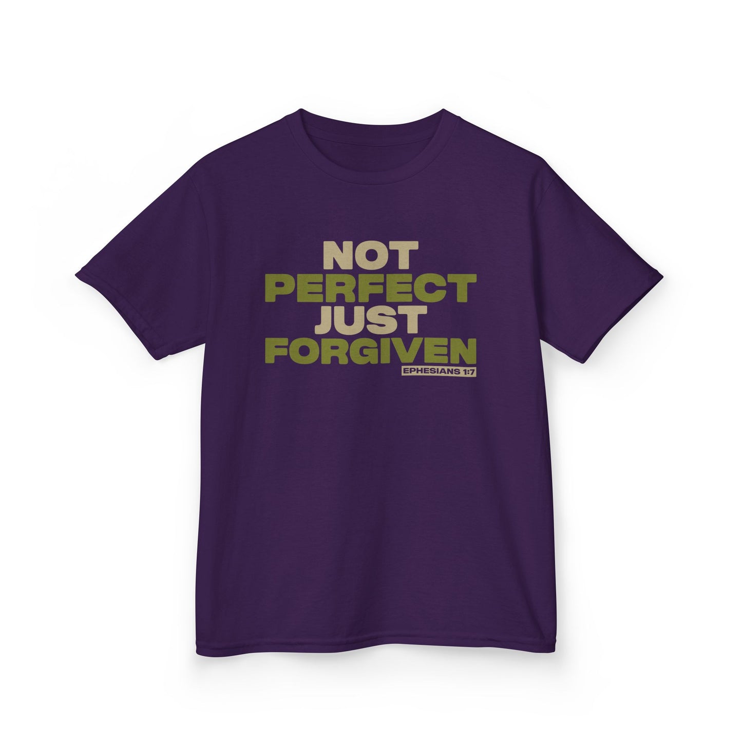 Not Perfect. Just Forgiven Kids Tee