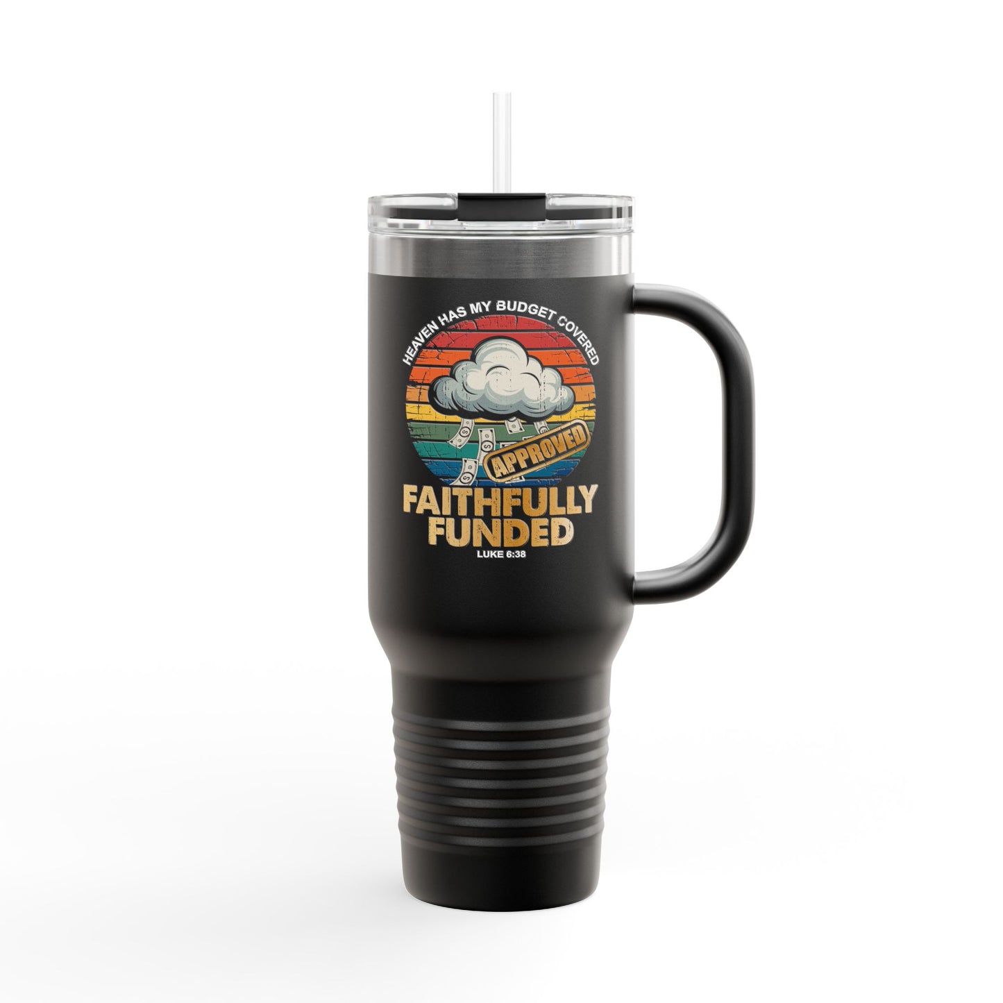 Faithfully Funded Travel Mug
