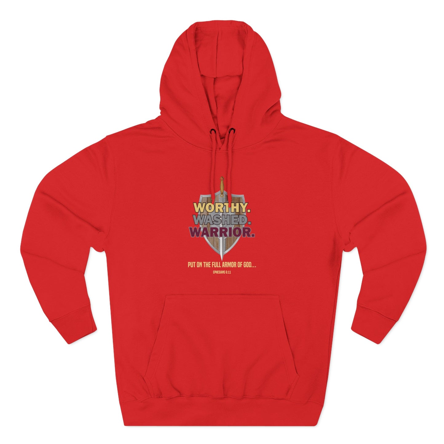Worthy. Washed. Warrior Hoodie