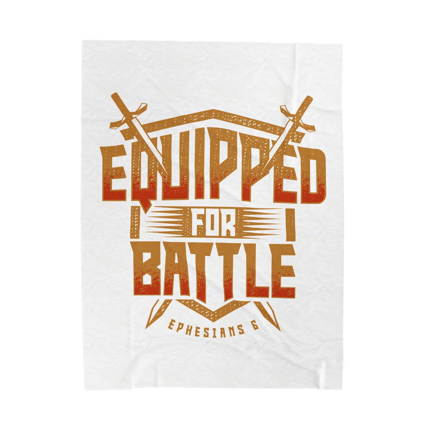 Equipped for Battle Velveteen Plush Blanket