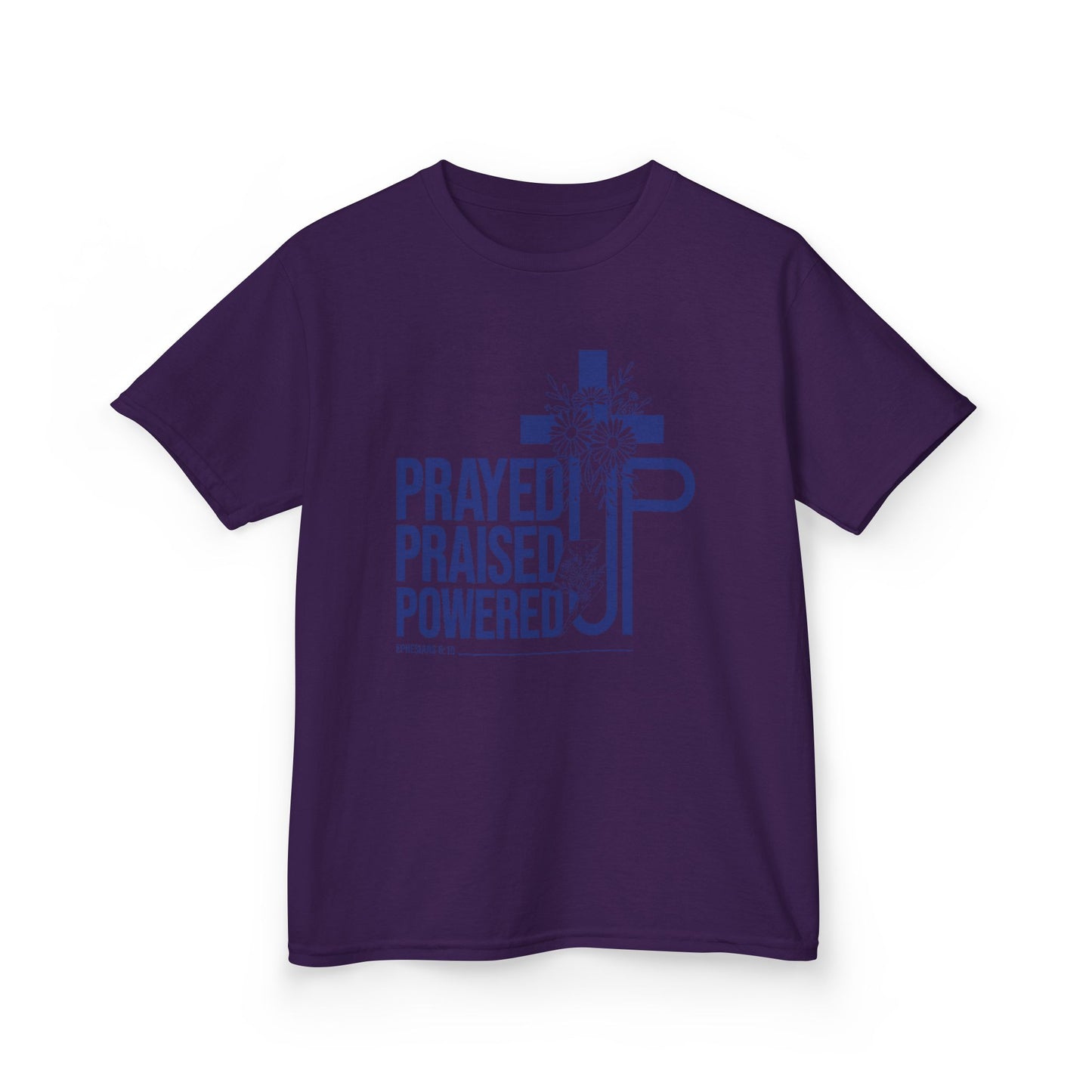 Prayed Up. Praised Up. Powered Up Kids Tee