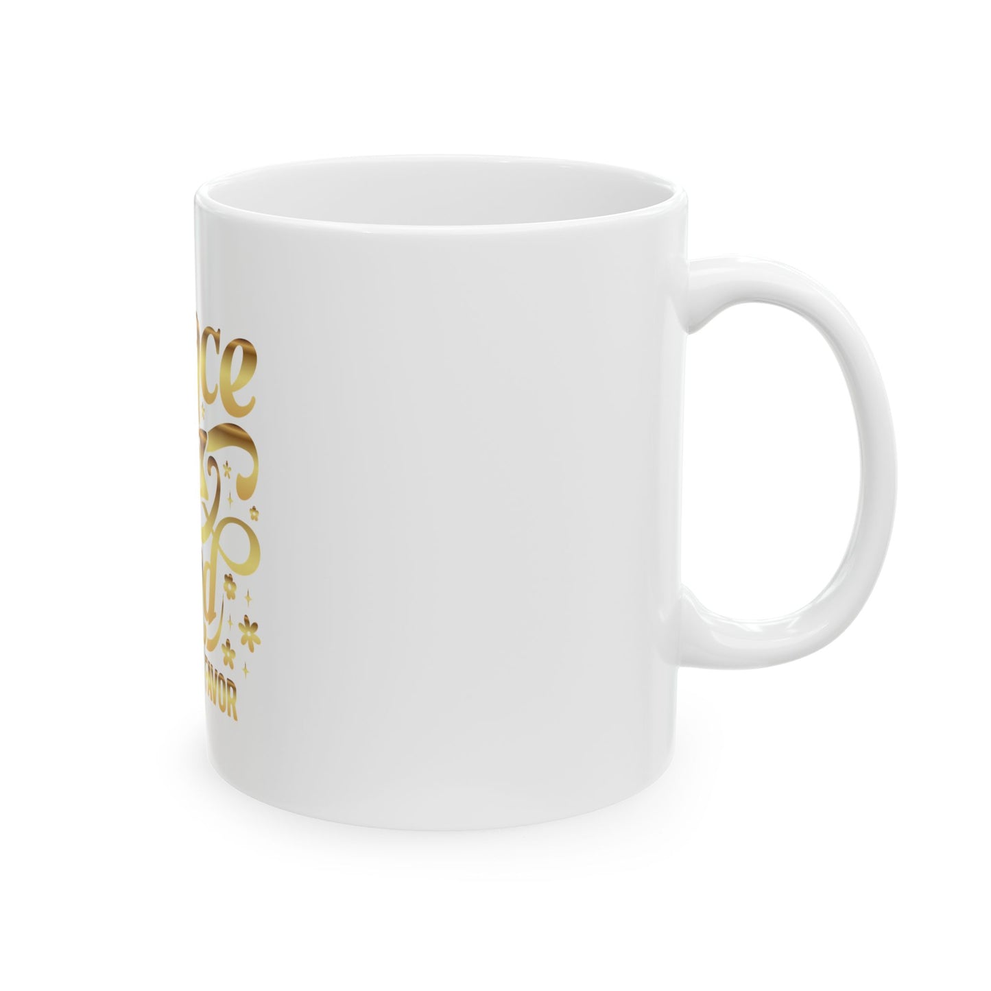 Grace Over Grind. I move by Favor Ceramic Mug