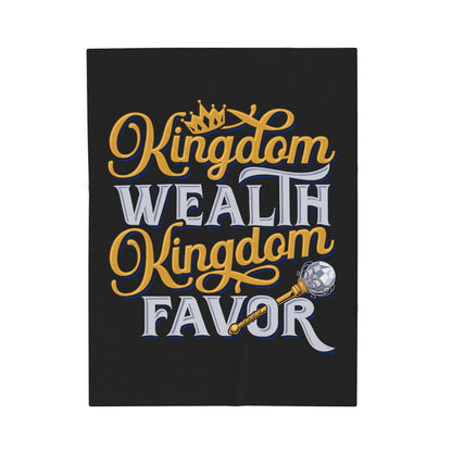 Kingdom Wealth Kingdom Favor Velveteen Plush Blanket