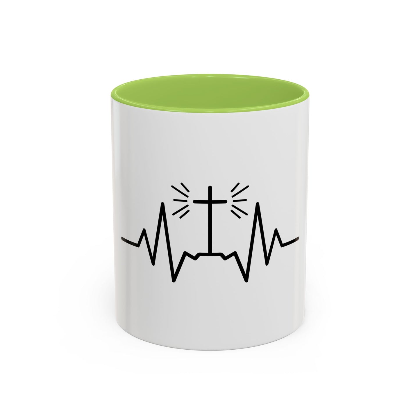 Heartbeat of the Cross Coffee Mug