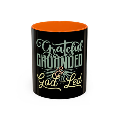 Grateful, Grounded, & God-Led Coffee Mug