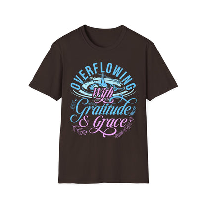 Overflowing with Gratitude & Grace Tee
