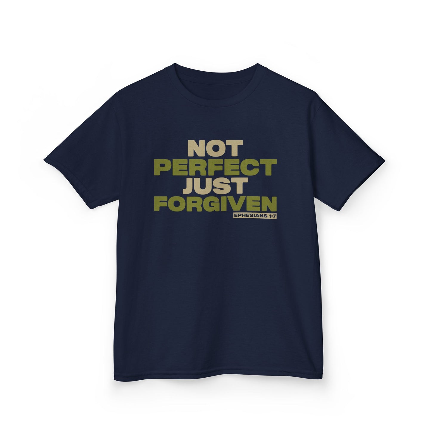 Not Perfect. Just Forgiven Kids Tee