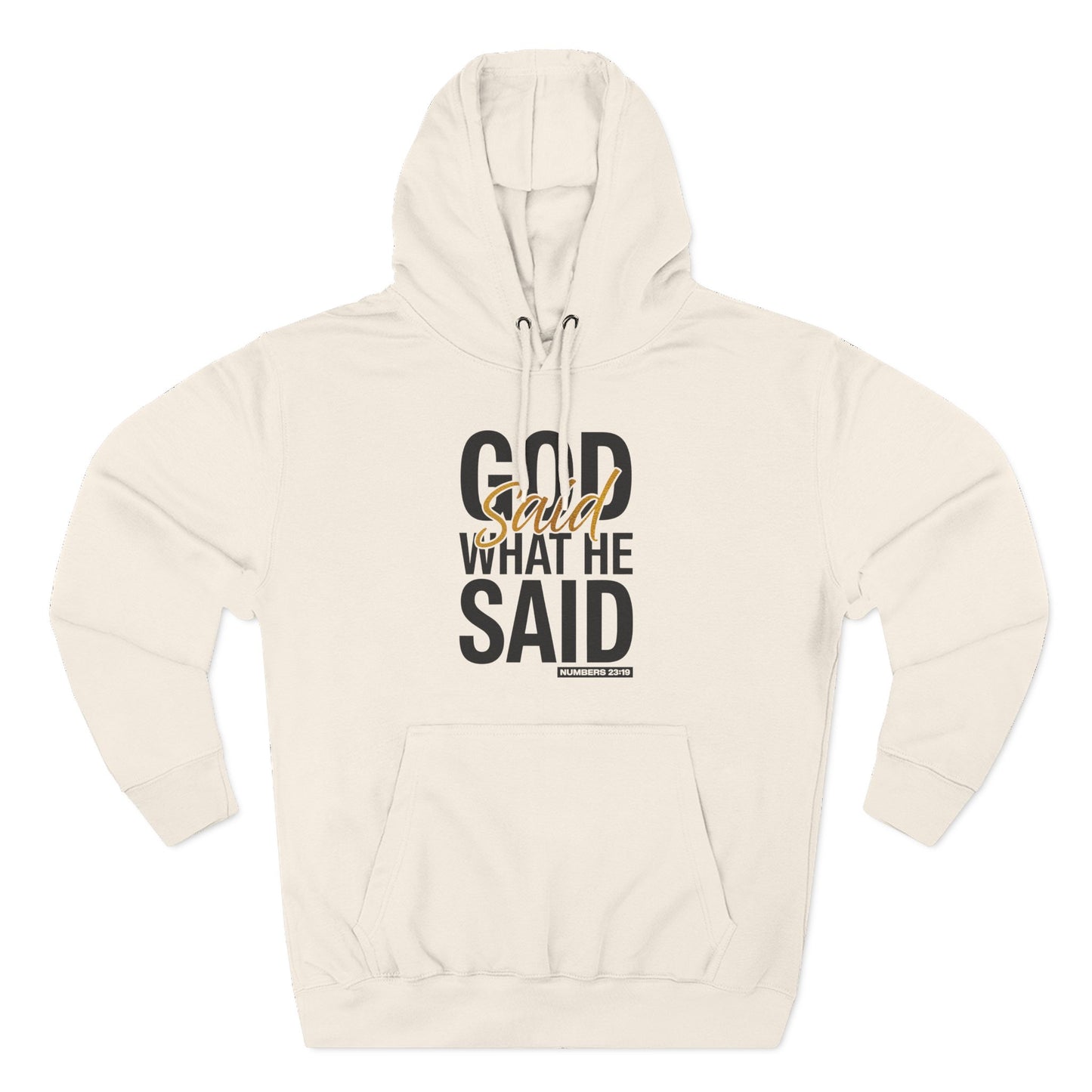 God Said What He Said  Hoodie
