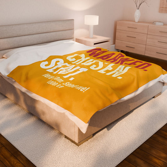 Marked. Chosen. Sent Velveteen Plush Blanket